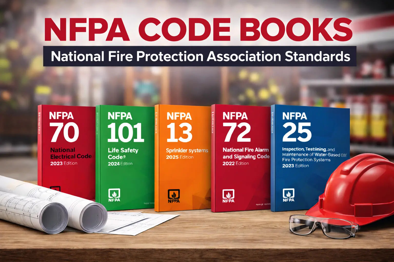 NFPA Code Books National Fire Protection Association Fire Safety Standards