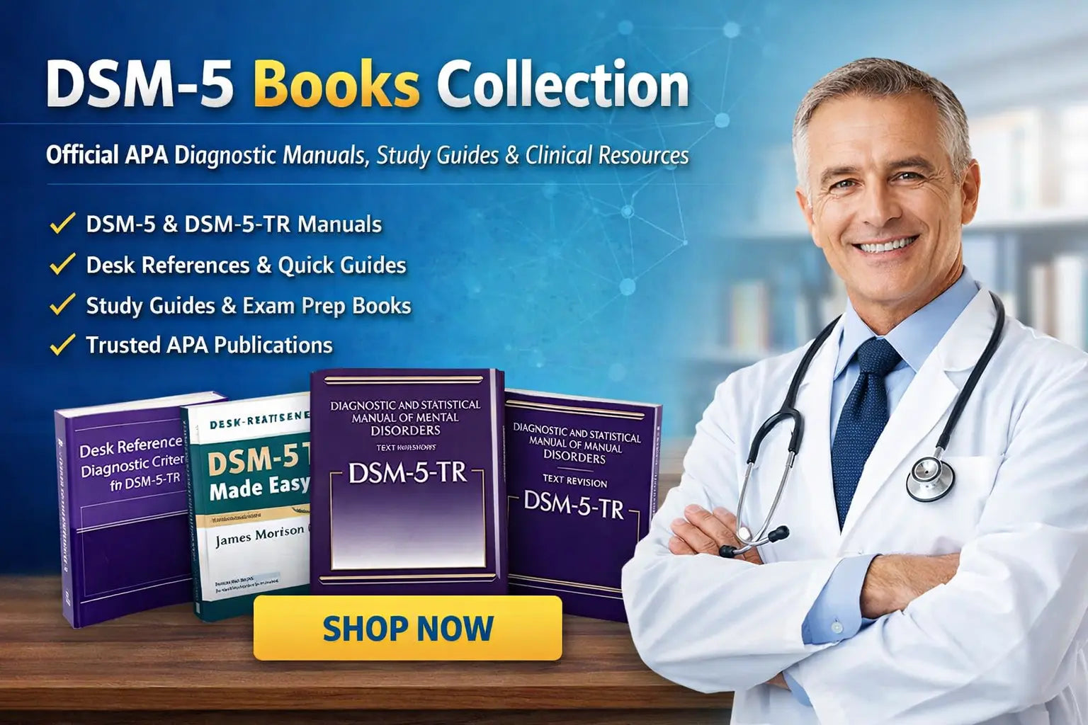 DSM-5 Books Collection – Diagnostic Manuals, Study Guides & Clinical Resources