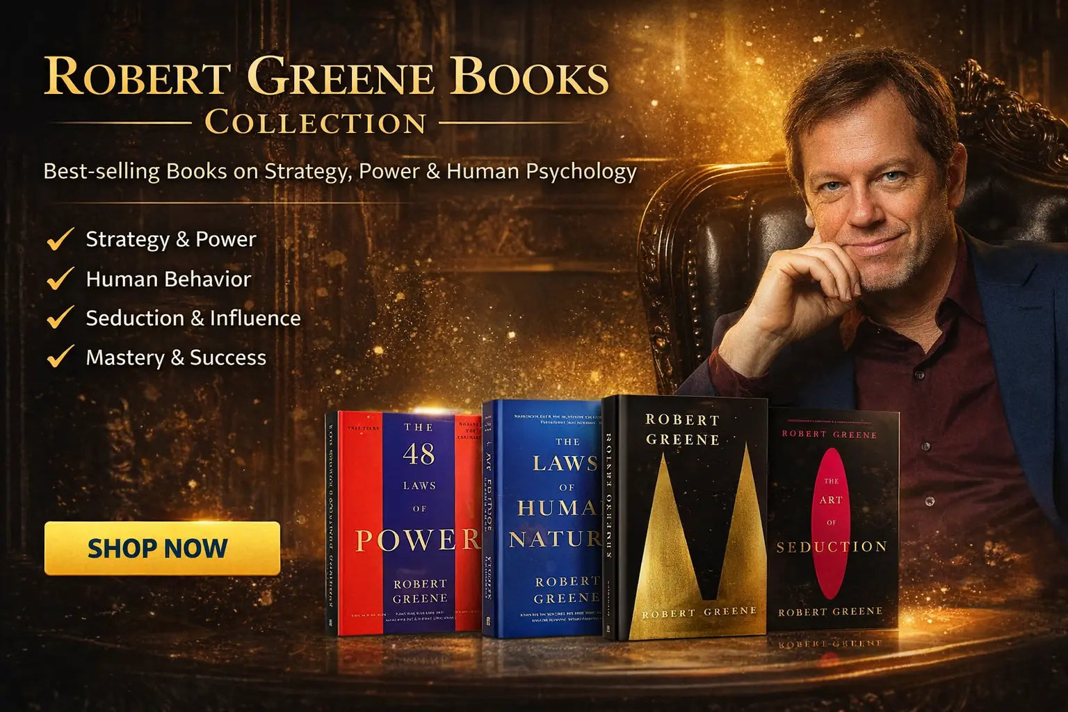 Robert Greene Books Collection – Strategy, Power & Psychology Bestsellers