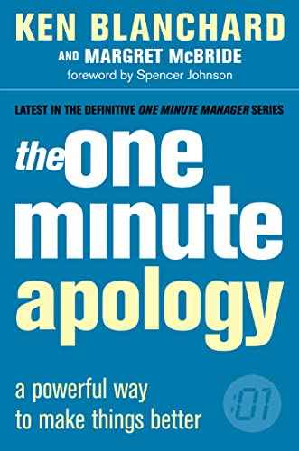The One Minute Apology – Blanchard, Ken [PB] | 9780007160068