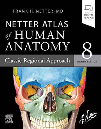 ATLAS ANATOMY 8 ED by Frank H. Netter | Paperback | HMS-9780323680424