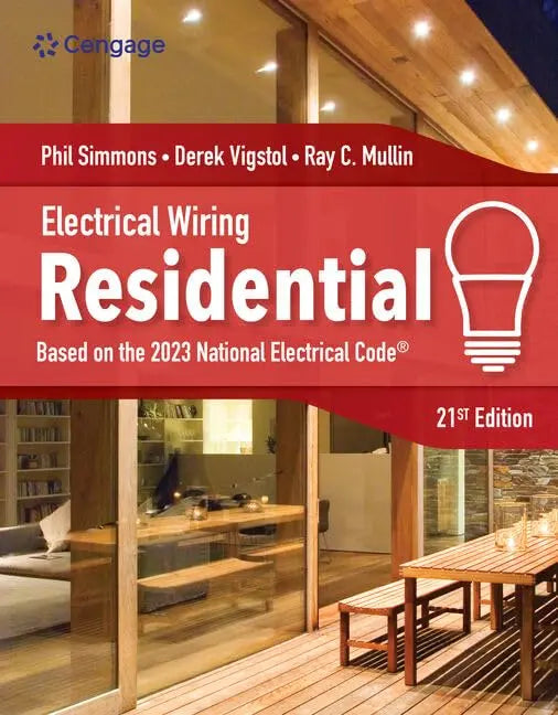 Electrical Wiring Residential (MindTap Course List) 21st Edition by Ray C. Mullin 978-0357766965 Paperback bookcover – Nybook