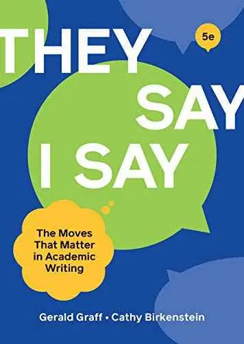 THEY SAY I SAY by Gerald Graff | Paperback | HMS-9780393538700