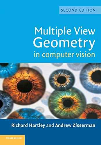 Multiple View Geometry in Computer Vision 2nd Edition | Richard Hartley | 978-0521540513 | Paperback