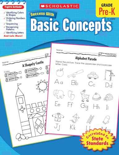 Scholastic Success With Basic Concepts Gr-Pre-K – Danette Randolph [PB] | 9780545200936