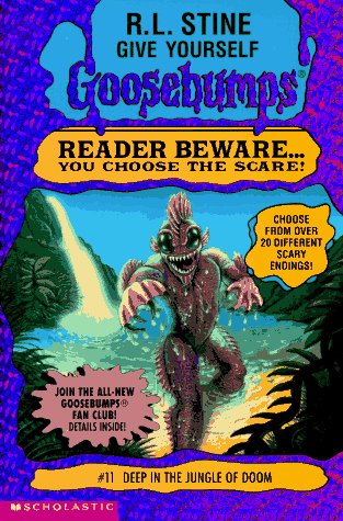 GYGB #11 DEEP IN JUNGLE DOOM – R.L.STINE [PB] | 9780590847681