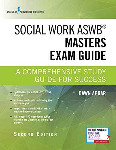 Social Work ASWB Masters Exam Guide, Second Edition: A | Dawn Apgar | 978-0826147110 | Paperback
