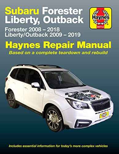 HM Subaru Forester 2008-2018; Liberty/Outback 2009-2019 | 9781875787036