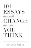 101 Essays That Will Change The Way You Think by Brianna Wiest | Paperback | HMS-9781945796067