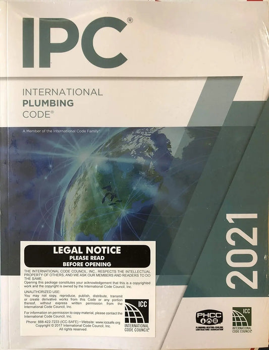 Front cover of 2021 International Plumbing Code by International Code Council at Nybookshub