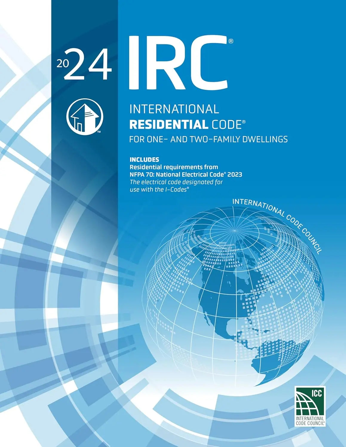 2024 International Residential Code IRC ICC book cover