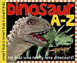 Front cover of the book 'Dinosaur ABC' by Simon Mugford.