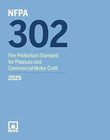 NFPA 302, Fire Protection Standard for Pleasure and Commercial... | NFPA Format | 9781455931606 | Paperback