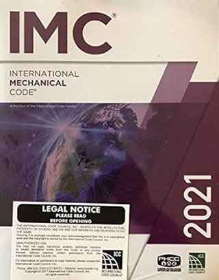 2021 International Mechanical Code, IMC Code Book: ISBN 9781609839642 | 9781609839642 | Paperback