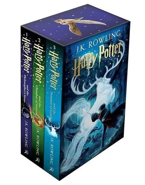 Harry Potter 1-3 Box Set: A Magical Adventure Begins ISBN 9781526620293 Paperback bookcover – Nybookshub
