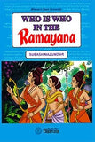 Front cover of the book 'WHO IS WHO IN THE RAMAYANA' by Subazh Mazumdar.