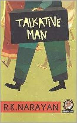 Front cover of the book 'Talkative Man' by R.K. Narayan.