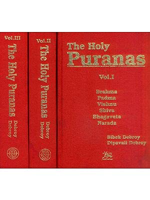 The Holy Puranas (Set of Three Volumes) English Bibek Debroy And Dipavali Debroy NYBooksHub