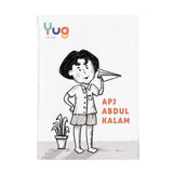 Front cover of the book 'APJ Abdul Kalam (Yug People)' by Srishti Publishers.