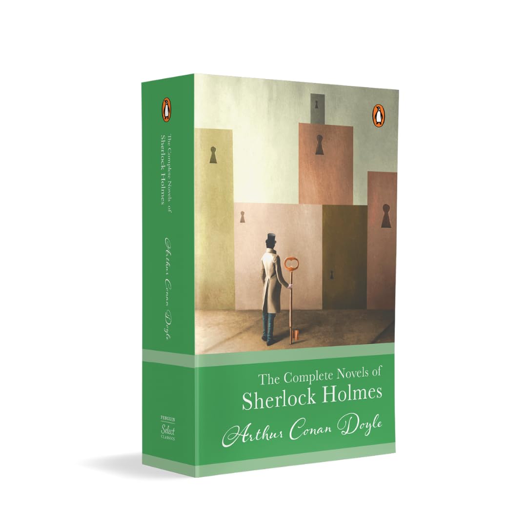 Front cover of the book 'The Complete Novel of Sherlock Holmes (PB) (Select Classics)' by Sir Arthur Conan Doyle.