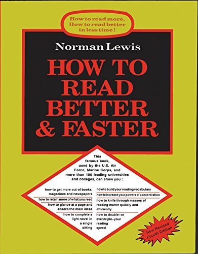 How to Read Better & Faster by N. Lewis (2006-12-01) NYBooksHub