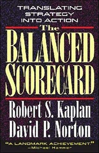 Front cover of the book 'BALANCE SCORECARD' by Kaplan Robert.