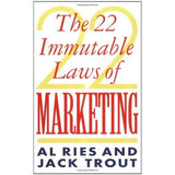 Front cover of the book 'The 22 Immutable Laws Of Marketing' by Ries, Al & Trout, Jack.