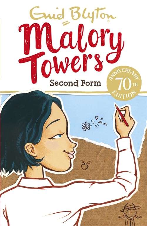 Front cover of the book 'Second Form at Malory Towers' by Enid Blyton.