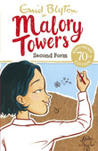 Front cover of the book 'Second Form at Malory Towers' by Enid Blyton.