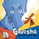 Front cover of the book 'Ganesha: Ravana And The Magic Stone' by Sourav Dutta.
