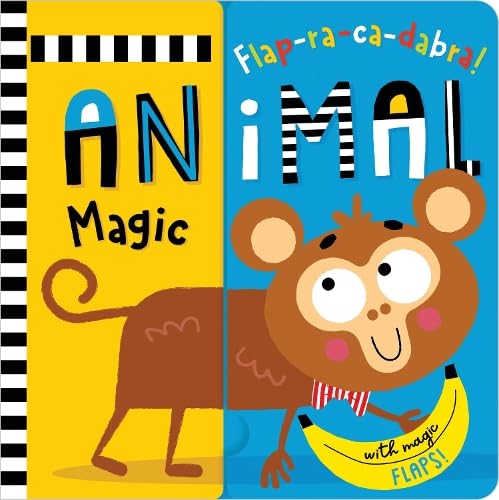 Front cover of the book 'Make Believe Ideas Flap-ra-Cadabra Animal Magic.' by Make Believe Ideas.