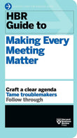 Front cover of the book 'HBR Guide to Making Every Meeting Matter (HBR Guide Series)' by Harvard Business Review.