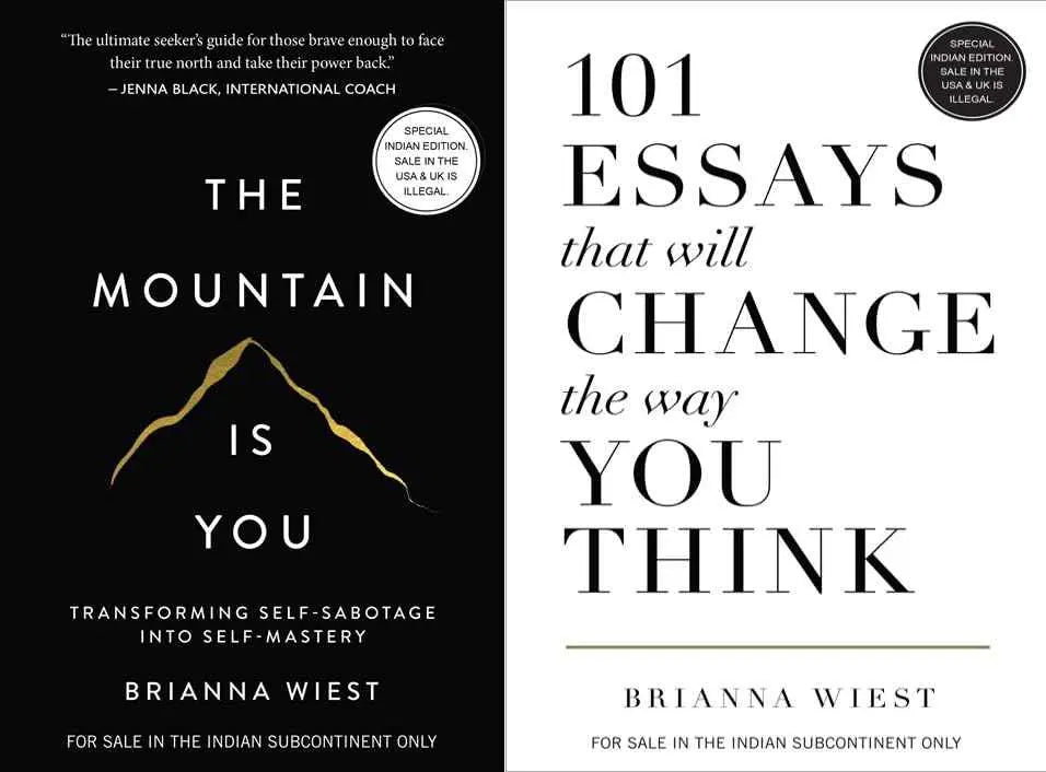 Mountain is you + 101 essay + this is how you heal -Paperback