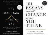 Mountain is you + 101 essay + this is how you heal -Paperback