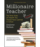 Front cover of the book 'Millionaire Teacher: The Nine Rules of Wealth You Should Have Learned in School' by Andrew Hallam.