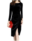 Front cover of the book 'Coolred-Women Elegant Long-Sleeve Gold Velvet Split Tunic Party Dress Black XS' by Hal Elrod.