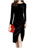 Front cover of the book 'Coolred-Women Elegant Long-Sleeve Gold Velvet Split Tunic Party Dress Black XS' by Hal Elrod.