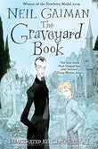 Front cover of the book 'The Graveyard Book' by Neil Gaiman.