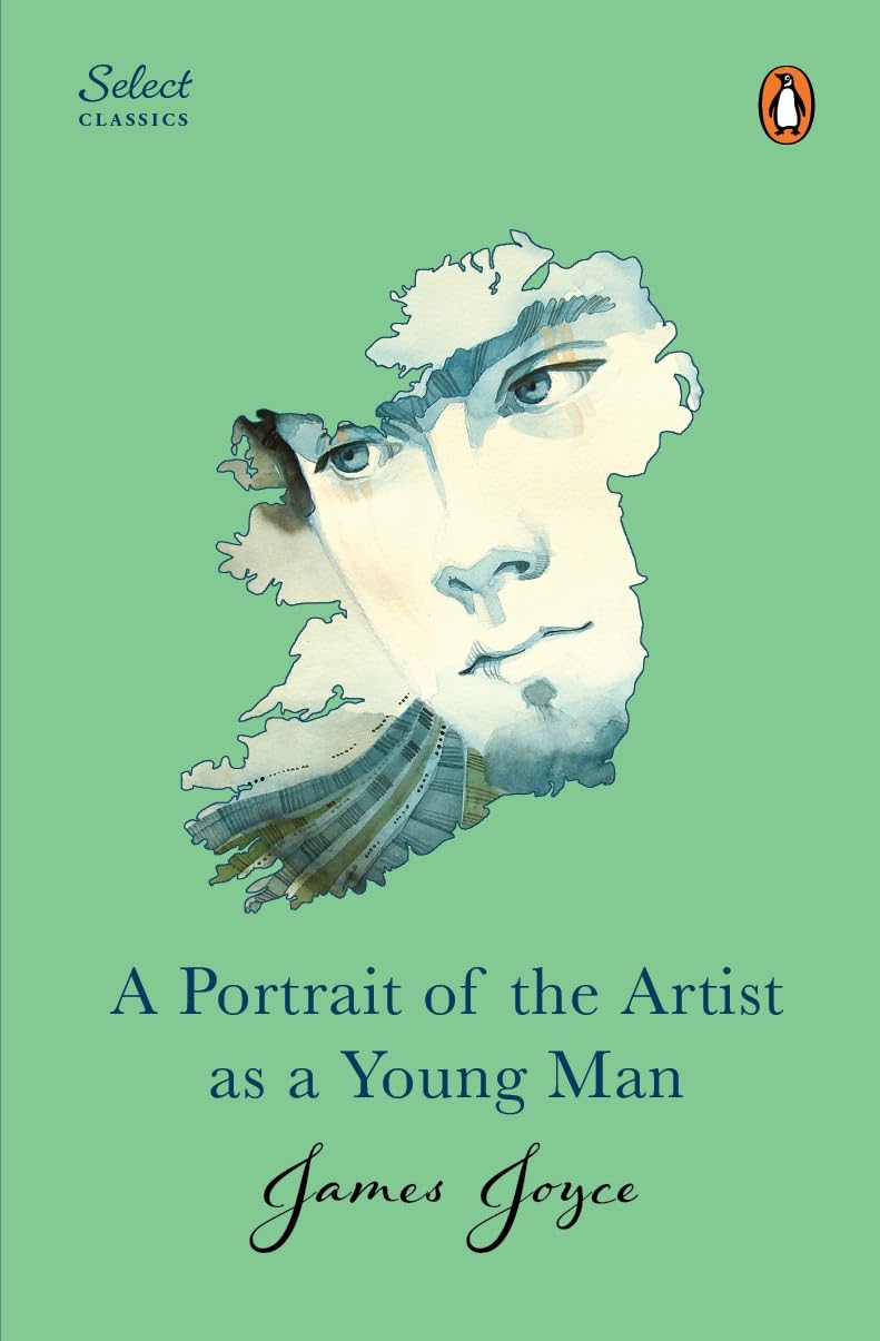 Front cover of the book 'A Portrait of The Artist As A Young Man (HB) (Select Classics)' by James Joyce.