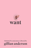 Front cover of the book 'Want: Sexual Fantasies by Anonymous' by Gillian Anderson.