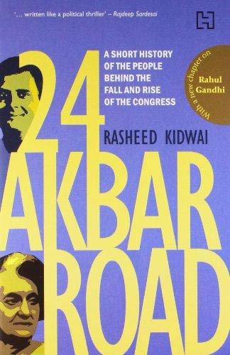 Front cover of the book '24 Akbar Road (Revised & Updated ed.)' by Kidwai, Rasheed.