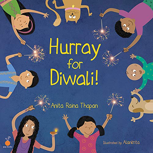Front cover of the book 'Hurray for Diwali' by Anita Raina Thapan.