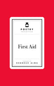 Front cover of the book 'Poetry Prescription: First Aid' by Deborah Alma.
