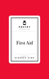 Front cover of the book 'Poetry Prescription: First Aid' by Deborah Alma.
