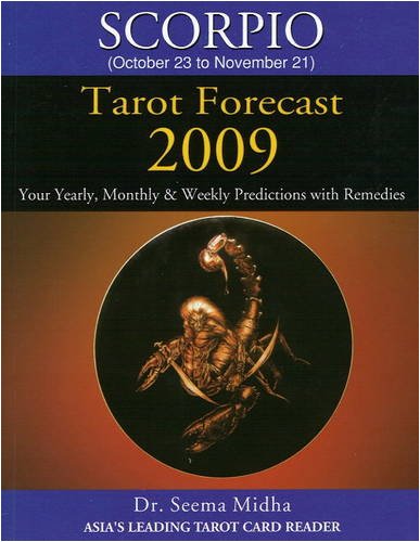 Front cover of the book 'Scorpio Tarot Forecast' by Pegasus.