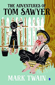 Front cover of the book 'The Adventures of Tom Sawyer' by Mark Twain.