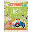 Front cover of the book 'Big Stickers for Little Hands: Farm Friends' by Make Believe Ideas.
