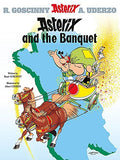 Front cover of the book 'asterix-and-the-banquet' by Goscinny Rene.