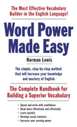 Front cover of the book 'Word Power Made Easy: The Complete Handbook for Building a Superior Vocabulary' by Lewis, Norman.