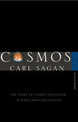 Front cover of the book 'Cosmos: The Story of Cosmic Evolution, Science and Civilisation' by Sagan, Carl.